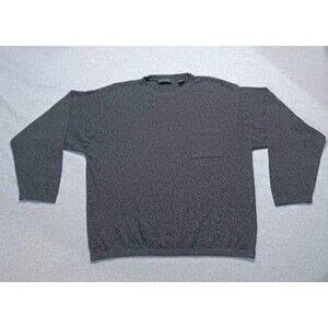 Metropolitan View Long Sleeve Poncho Style Sweater Womens Size M Gray Pockets